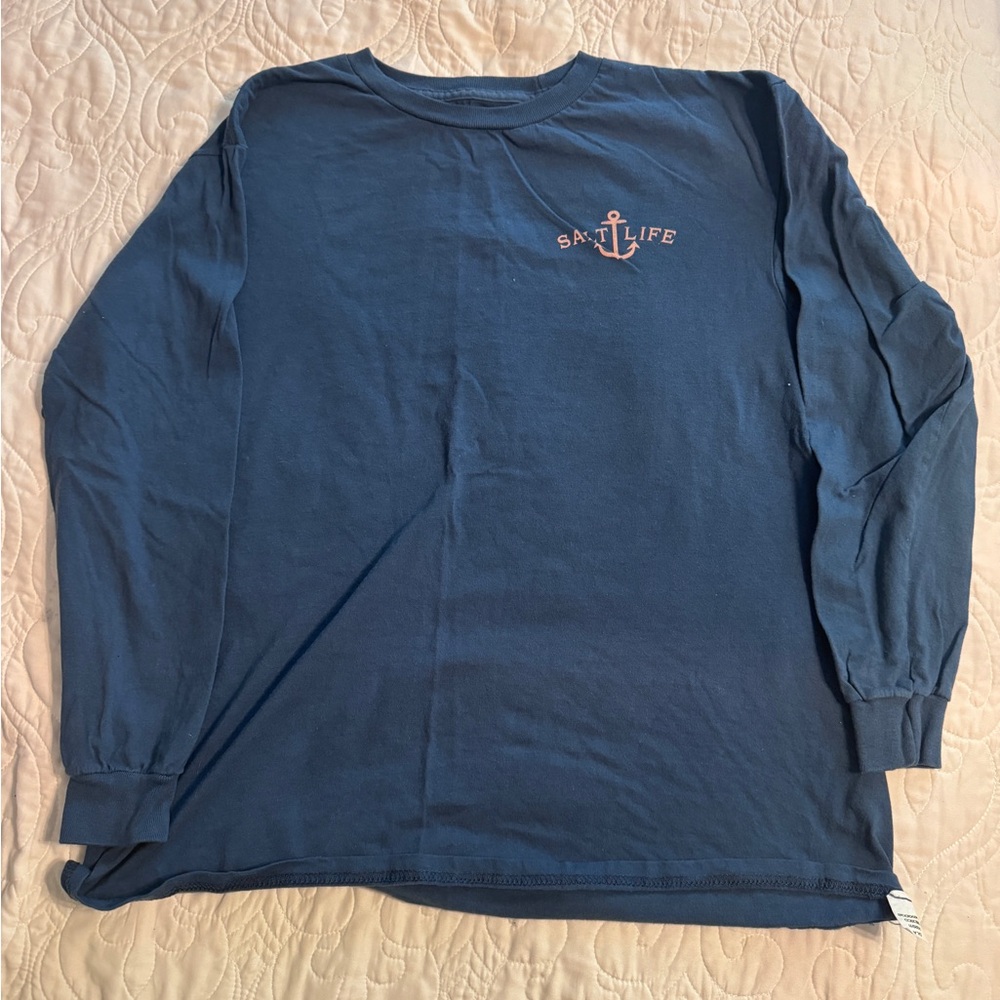 Salt life long sleeve youth XL mermaid shirt